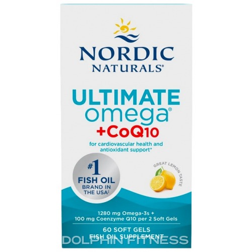 Nordic Naturals Ultimate Omega + CoQ10 60 Softgels