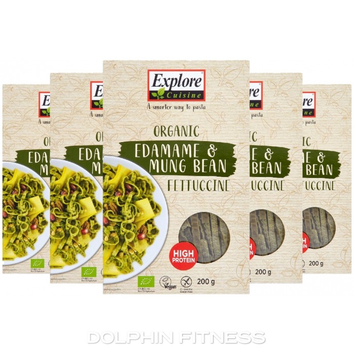 Explore Cuisine Organic Edamame & Mung Bean Fettuccine 6 x 200g