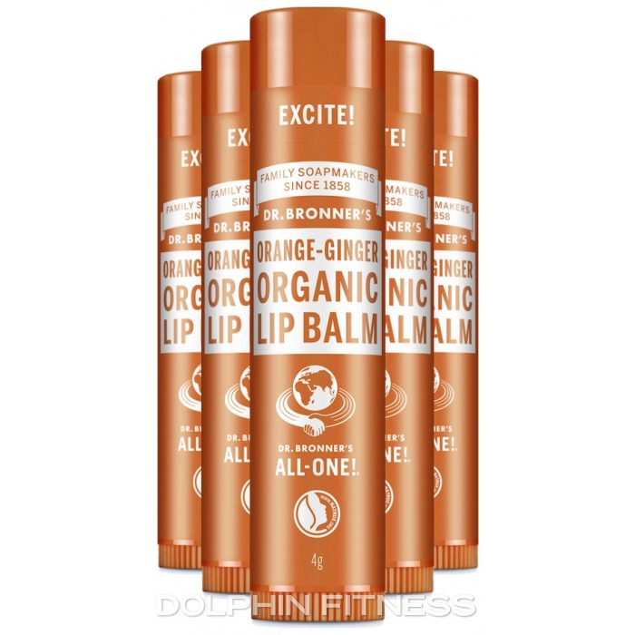 Dr. Bronner's Organic Lip Balm 12 x 4g