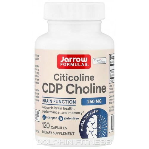 Jarrow Formulas Citicoline CDP Choline 250 mg 120 Capsules