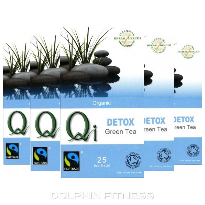 Qi Organic Detox Green Tea 6 x 25 Teabags