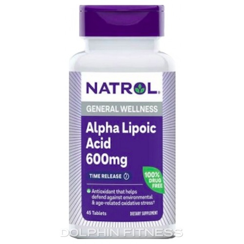 Natrol Alpha Lipoic Acid 600 mg Time Release 45 Tablets