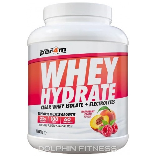 Fit Whey Raspberry Per4m Whey Hydrate 1.8 kg Raspberry Peach