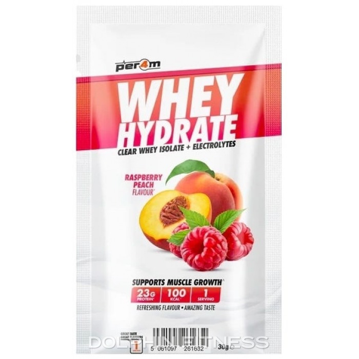 Fit Whey Raspberry Per4m Whey Hydrate 30g Raspberry Peach