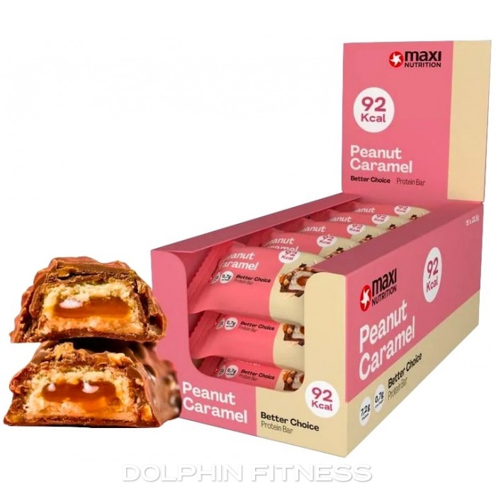 Maxi Nutrition Better Choice Protein Bars 15 Bars Peanut Caramel