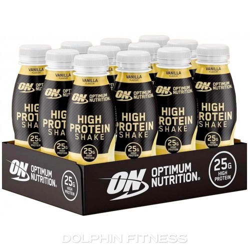 Optimum Nutrition High Protein Shake 12 x 330 ml Vanilla