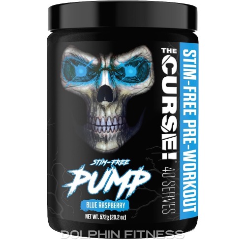 JNX Sports The Curse! Stim-Free Pump Pre Workout 40 Servings Blue