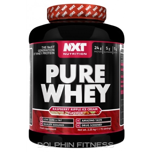 Fit Whey Raspberry NXT Nutrition Pure Whey 2.25 kg Raspberry Ripple